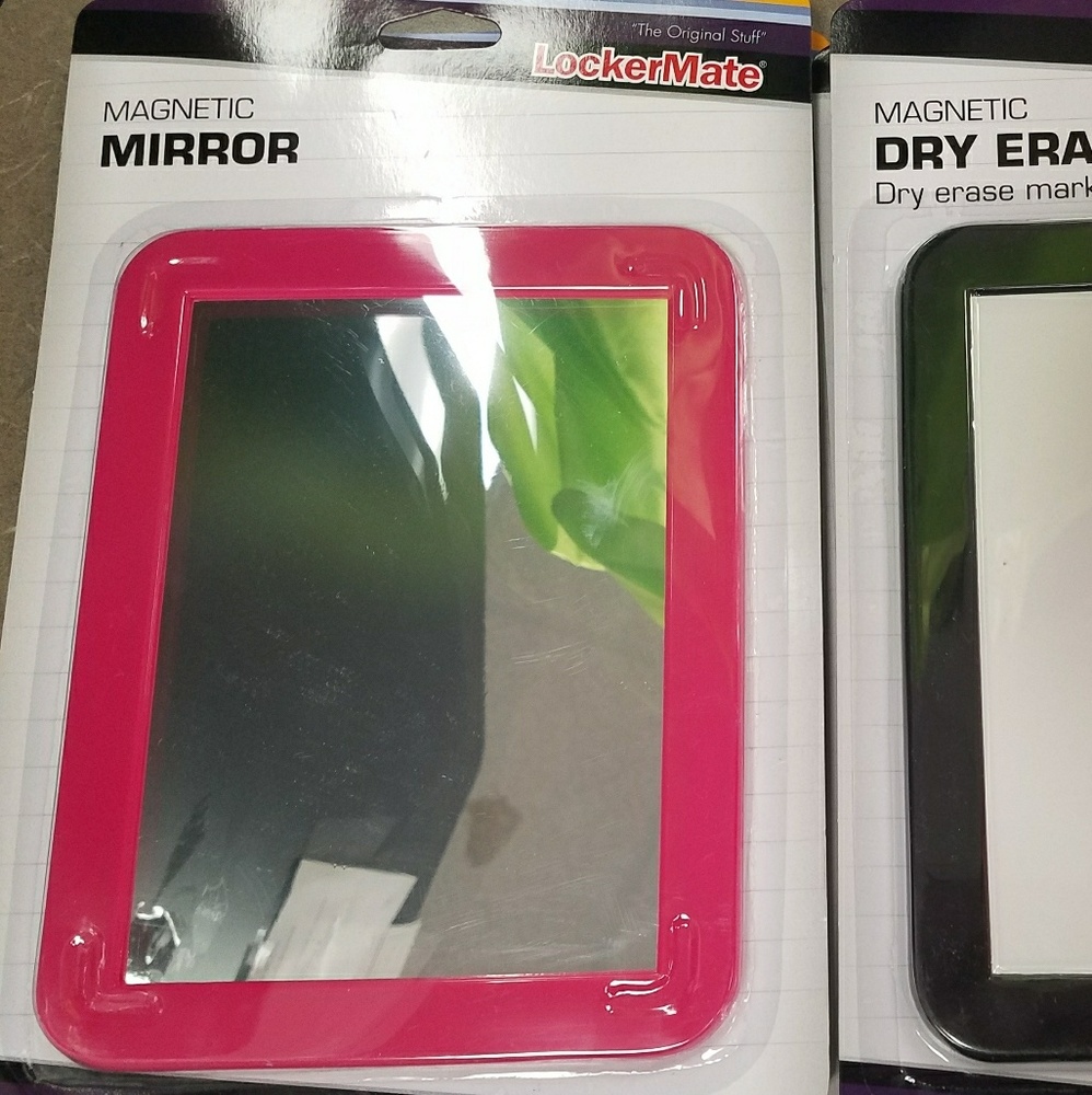 2 locker mirrors 2 dry erase boards