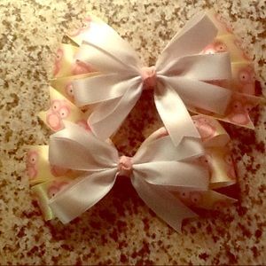 5inch wide  pinwheel hair bows