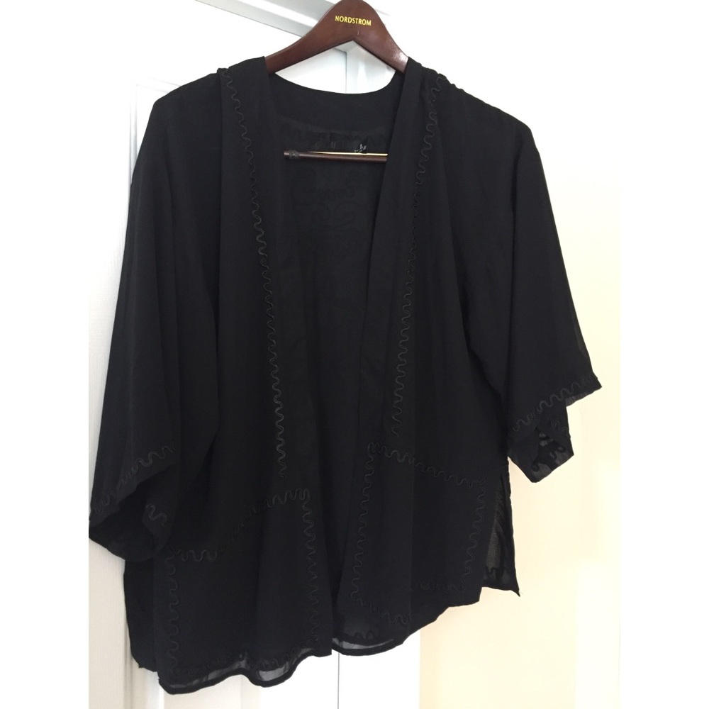 H&M Black Kimono