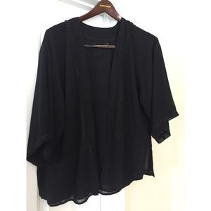 H&M Black Kimono