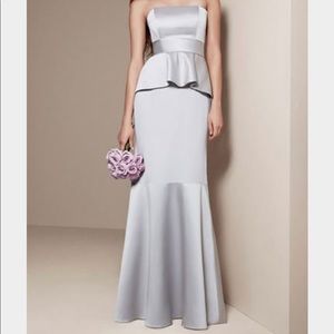 NWT formal Vera Wang peplum dress