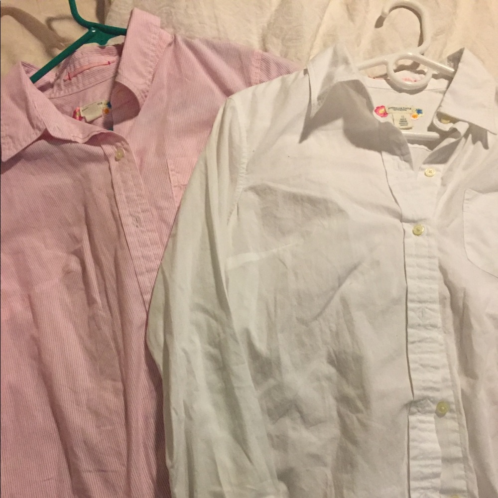 American Eagle button downs.