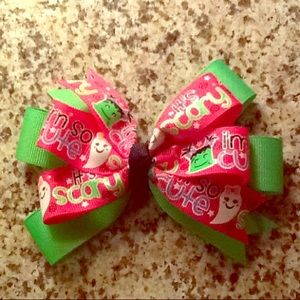 "I'm so cute it's Scary" 4.5 inch wide hair bow