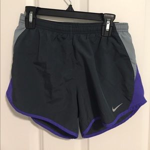 Nike dri fit running shorts grey