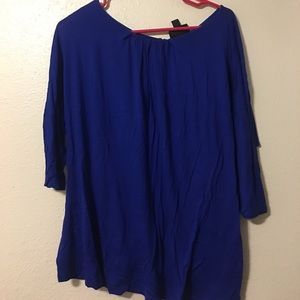 Dressy 3/4 sleeve shirt.