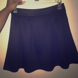 Black skater skirt