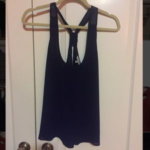 Open back tank