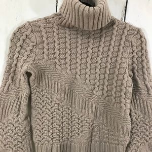 Ramy Brook New York tan flare sleeves sweater