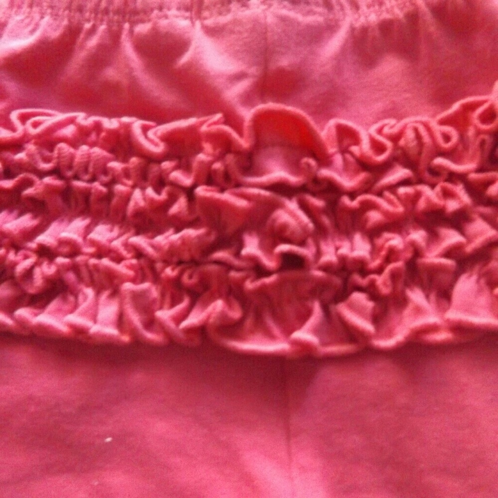 Pink Pants with Ruffle Bottom - Picture 3 of 3