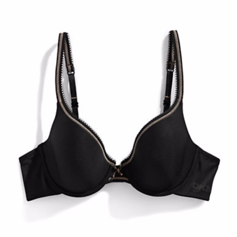 NWT DKNY La Belle Nouvelle T-Shirt Bra Black 34A