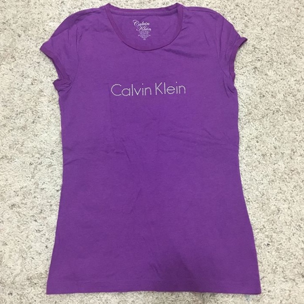 Purple Calvin Klein T-Shirt