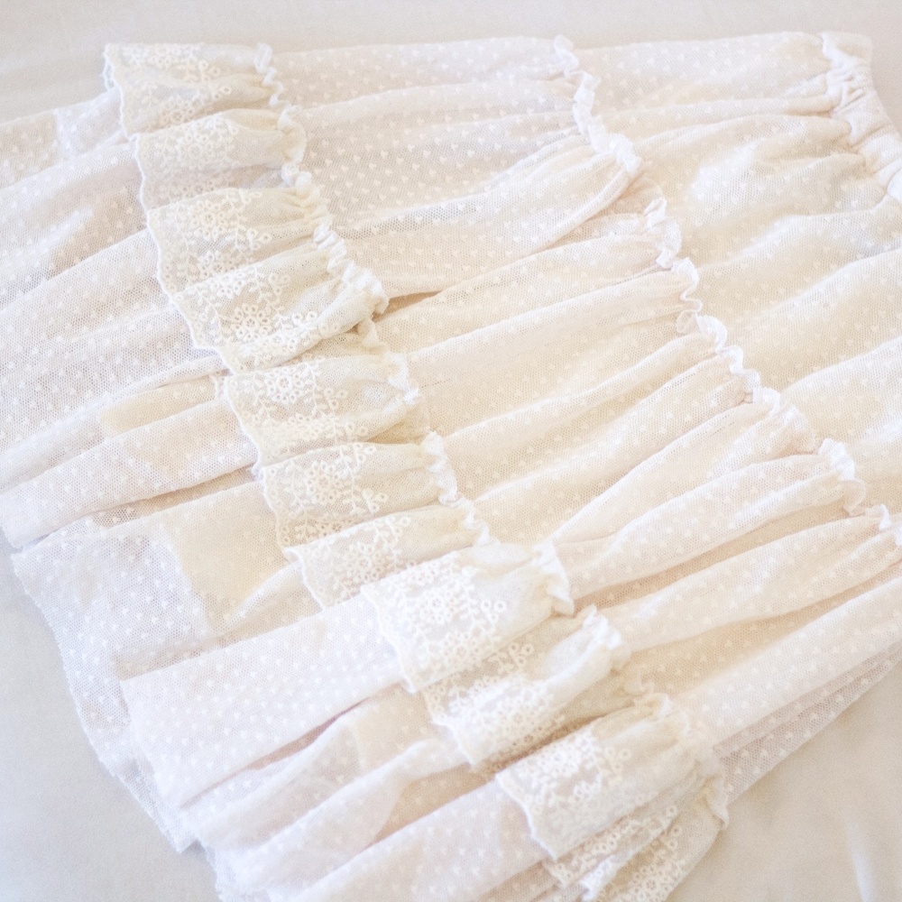 Ivory Lace Skirt
