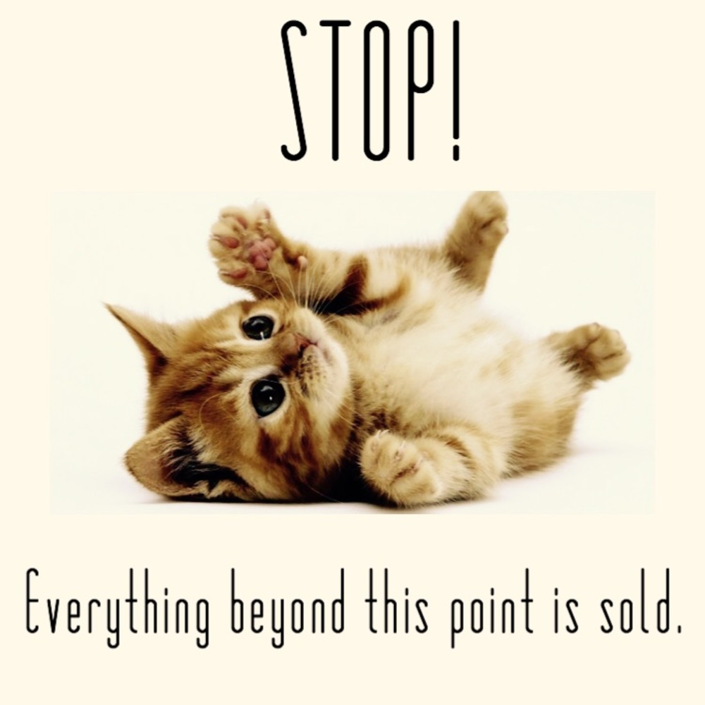 ✨Everything beyond this point is SOLD ✨