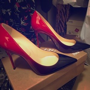 Christian Louboutin Decollete 554 100 Patent sz 39