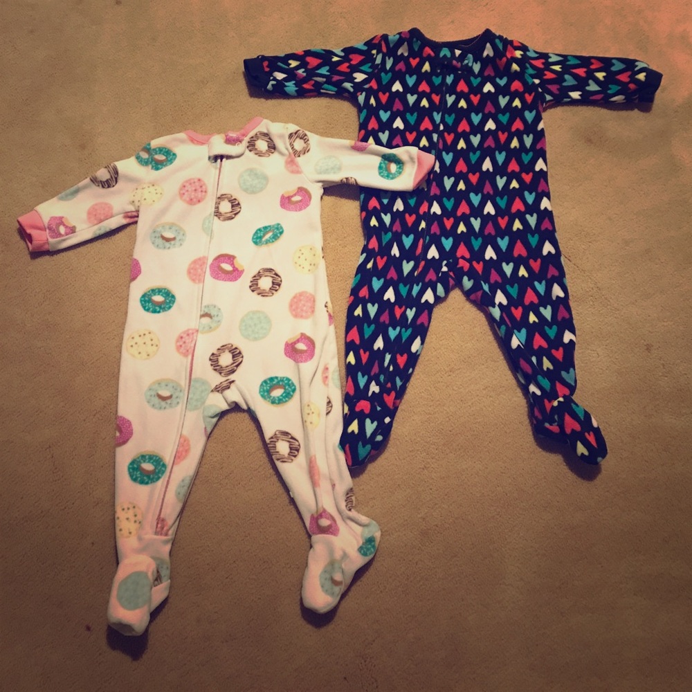 Carters Zip Up PJs Bundle