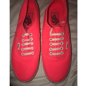 Neon vans, only worn a couple times