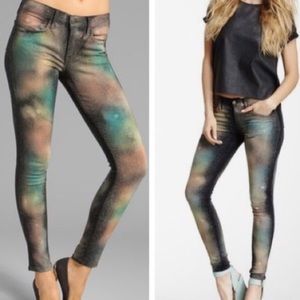 Wildfox Black with Galaxy Print Skinny Jean Wildfox Black with Galaxy Print Skinny Jean