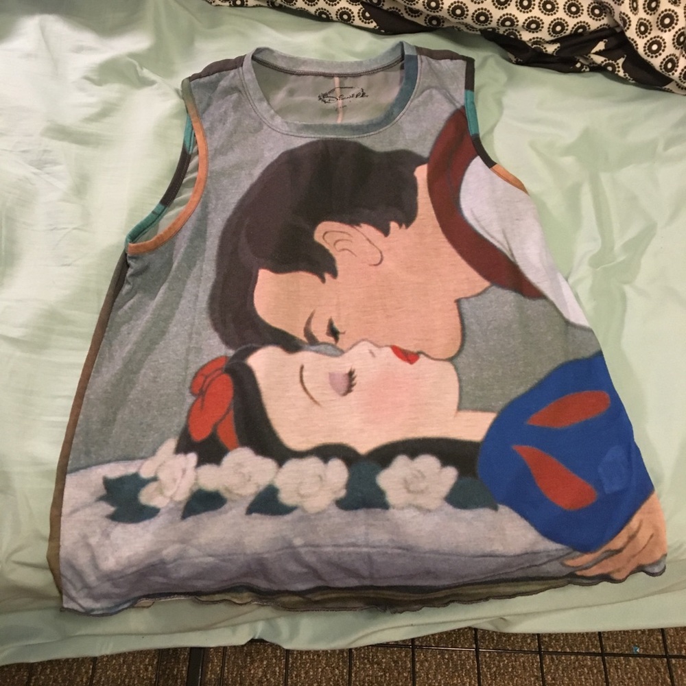 Hot Topic Disney Snow White Sheer Tank Top
