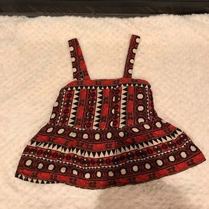 H&M Tribal Print Top