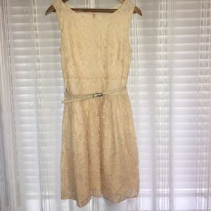 Blush Lace Dress