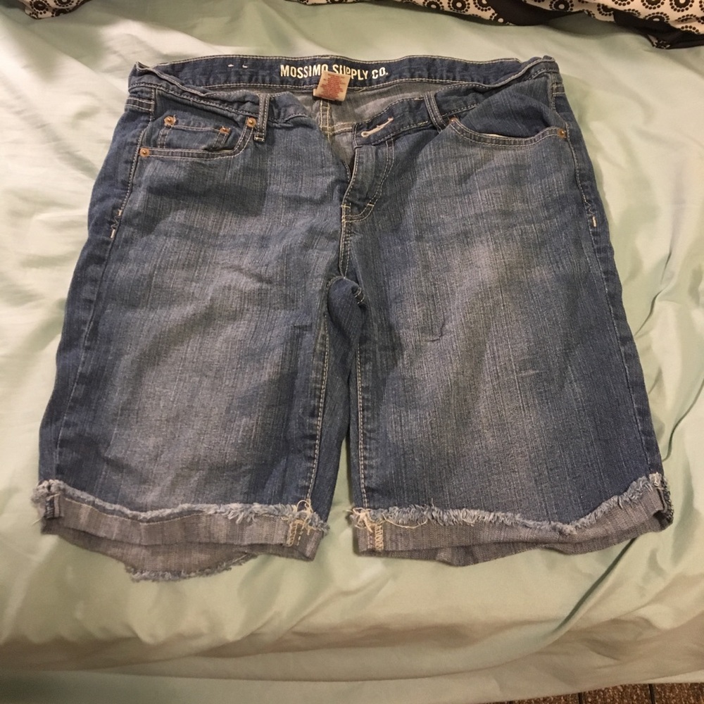 Mossimo Supply Co denim Bermuda shorts