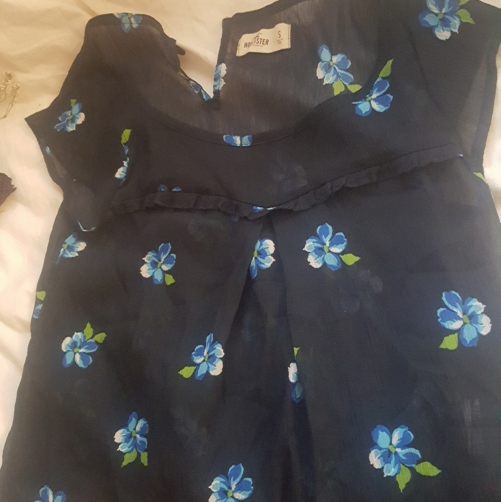 Flowy flowery blouse