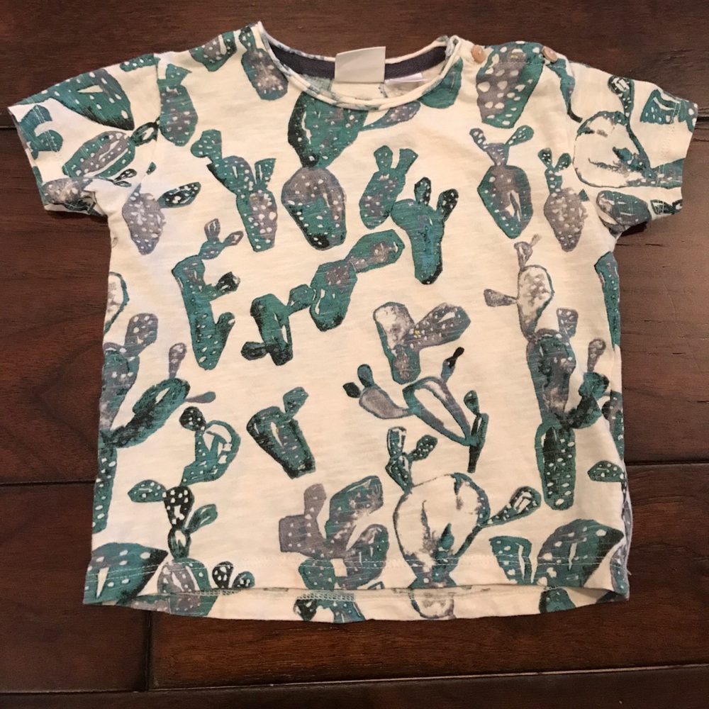 Zara baby cactus shirt