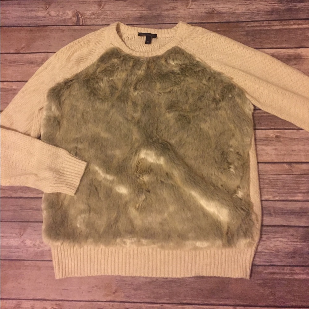 Luxe Faux Fur Front Jumper