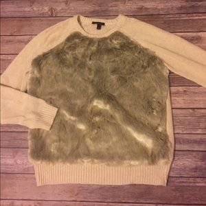 Luxe Faux Fur Front Jumper