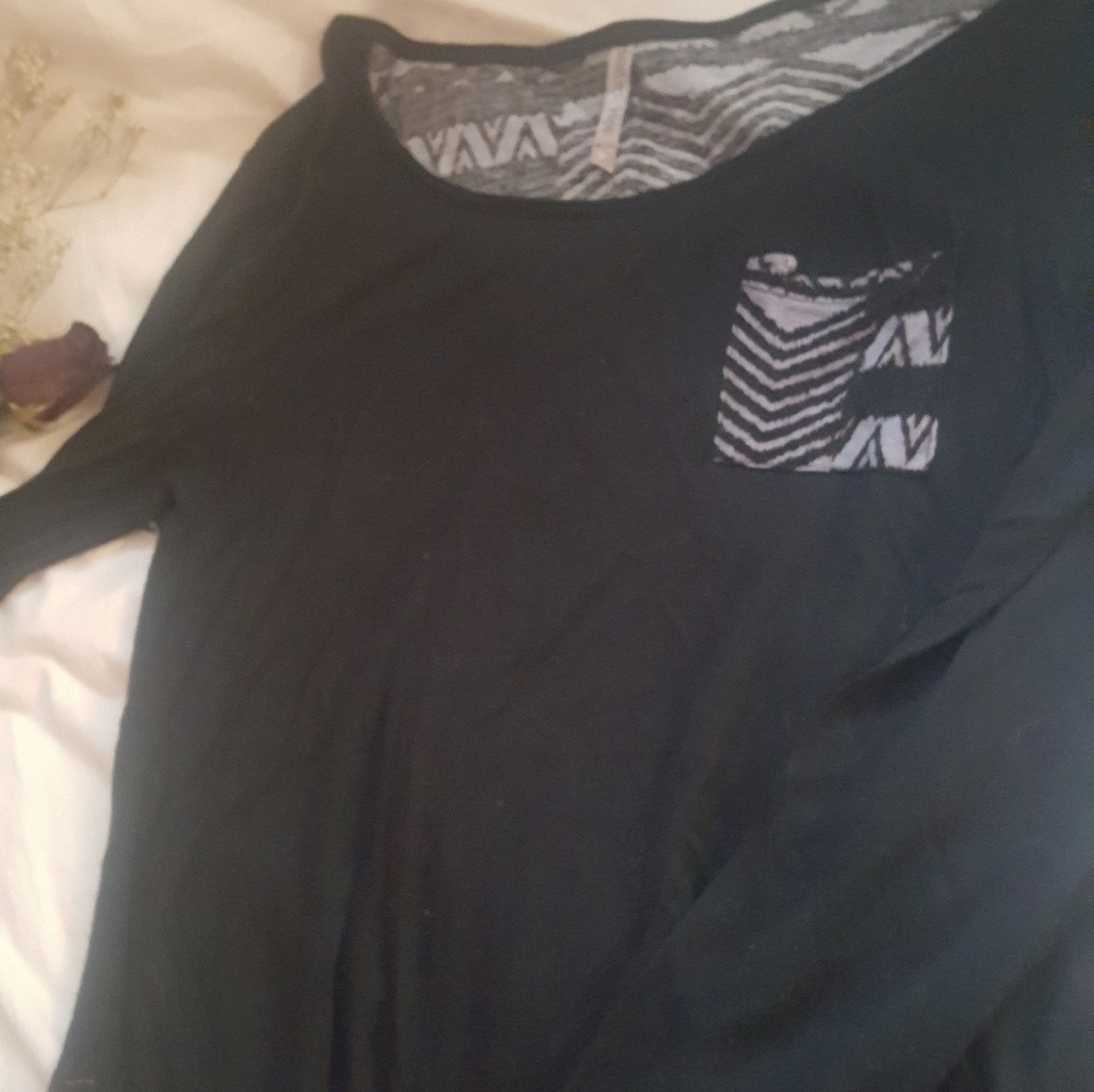 Thin trible long sleeve tshirt