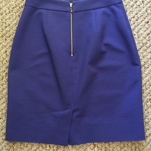 Royal blue knee length Kate Spade skirt.
