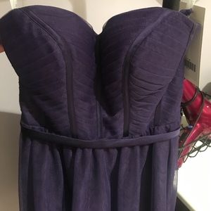 A size 0 plum dress.
