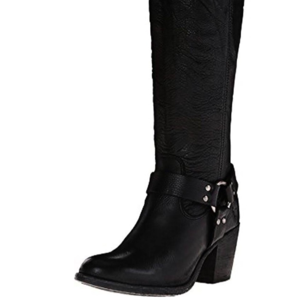 FRYE Women's Tabitha Harness Tall Harness Boot- 8