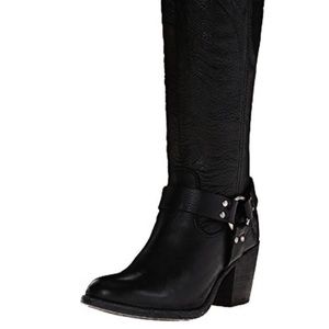 FRYE Women's Tabitha Harness Tall Harness Boot- 8