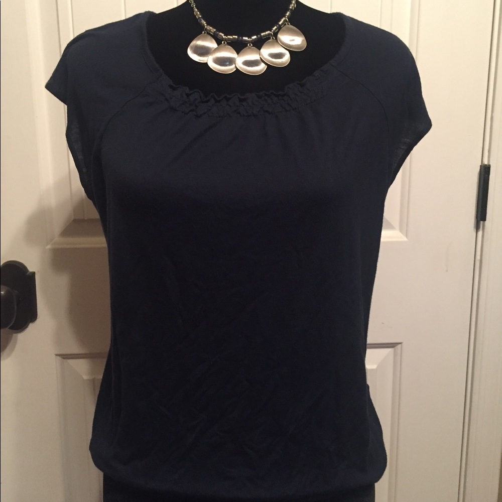 Gap Navy blue blouse