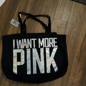 LIMITED EDITION VICTORIA'S SECRET XL BAG TOTE RARE