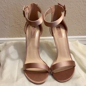 Rosè💕🌹 Satin Ankle-Strap Heels🥂