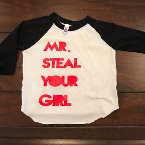 American apparel toddler baseball shirt