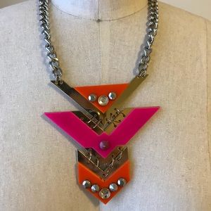 Topshop Triangle Statement Necklace