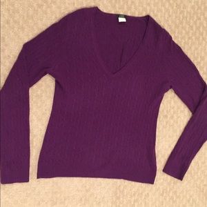 J Crew 100% cashmere sweater