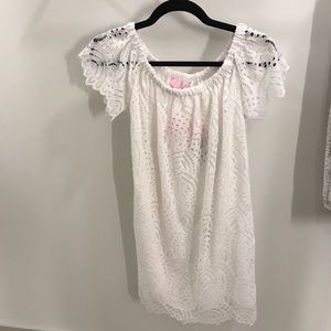NWT Lilly Pulitzer Off the Shoulder Lace Dress