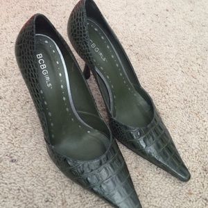 BCBGirls Heels - Olive Green