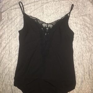 Black lace one piece