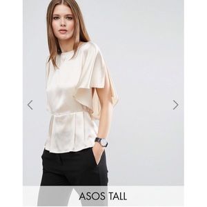 ASOS cream/gold blouse NWT