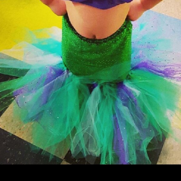 Mermaid tutu skirt for a toddler - Picture 1 of 3