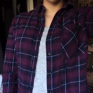 Comfy dark flannel