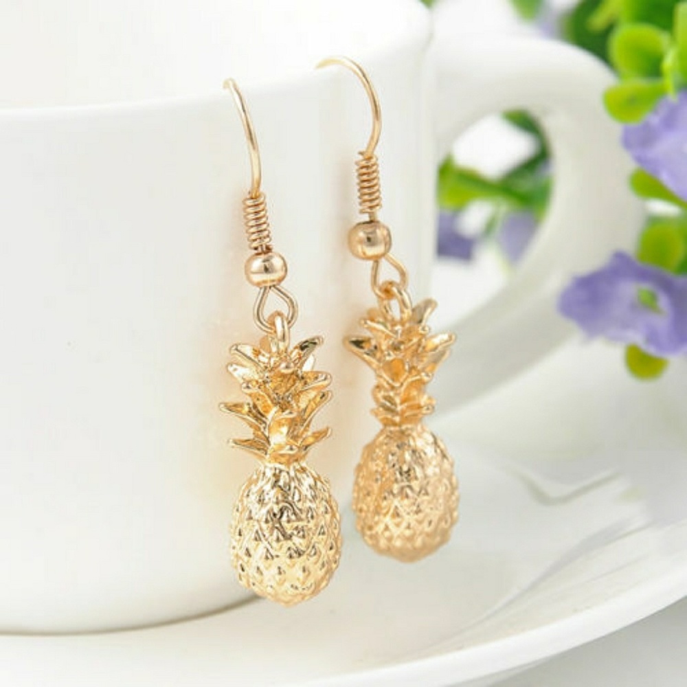 Betsey Johnson Pineapple Earrings