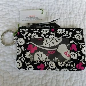 **SOLD** Zip ID Case Mickey Meets Birdie Vera