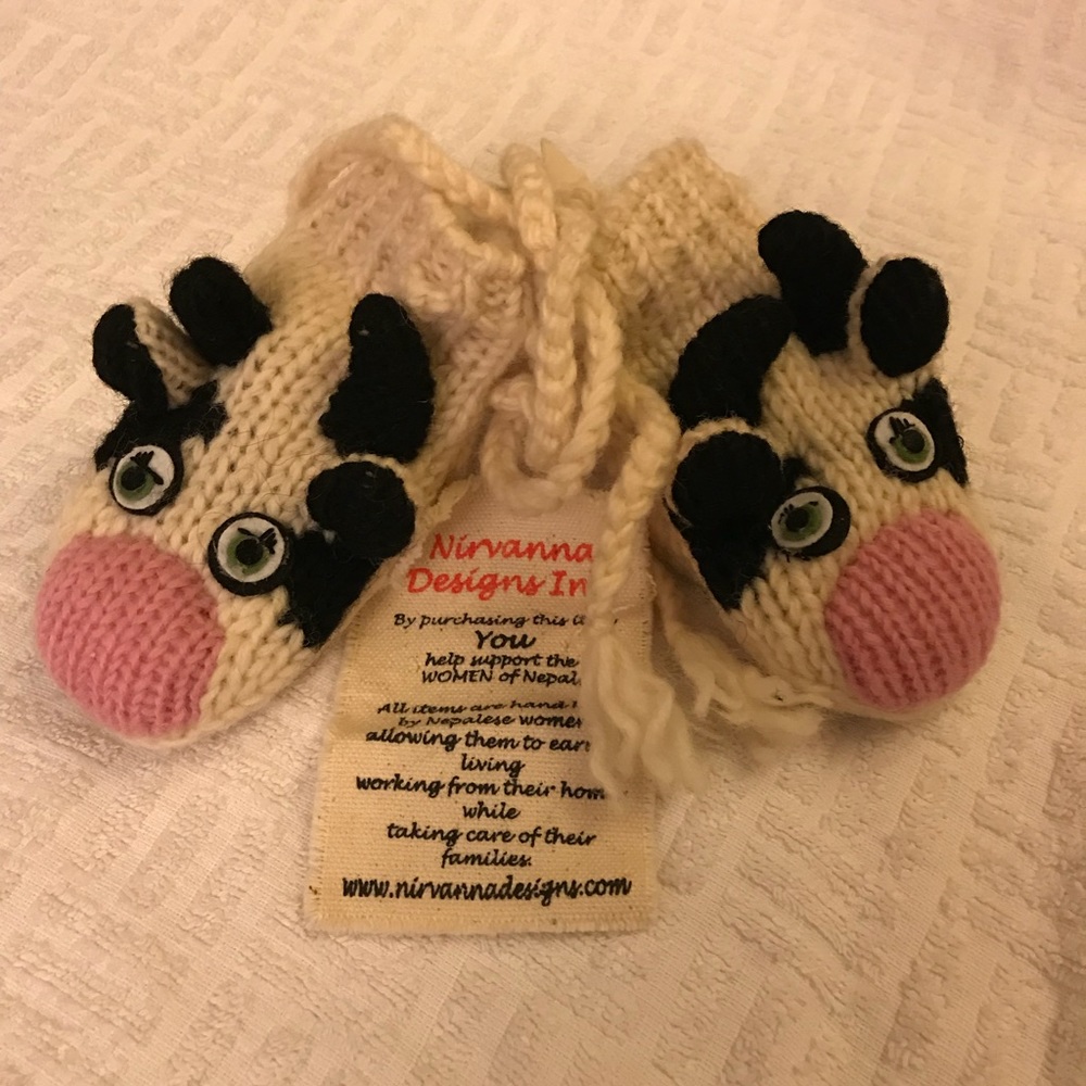 Cow Mittens