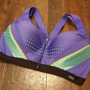 Victoria's Secret VSX zip up sports bra